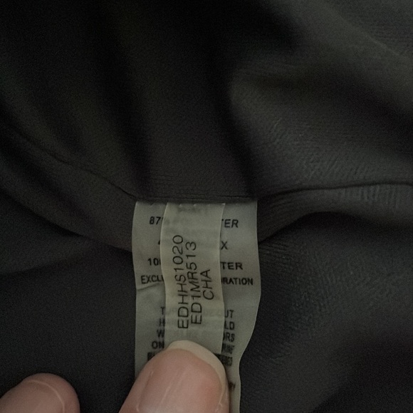 Beaded grey long sleeved dress, knee length - Picture 3 of 6